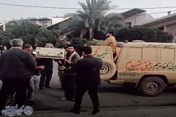 استقبال از شهید گمنام در مسجد حضرت امیرالمؤمنین(ع) فرهنگ‌ شهر بابل