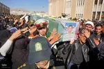 تشییع پیکر مطهر سرهنگ شهید احسان بخشنده در شیراز