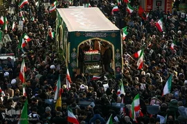 تشییع پیکر فرماندهان شهید