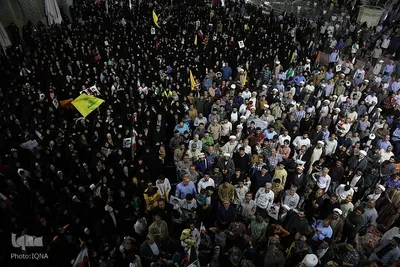 اعلام انزجار و فریاد انتقام مردم قم علیه تجاوز آمریکا به خاک ایران
