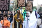کاروان نمادین ورود قافله امام حسین(ع) به دشت کربلا