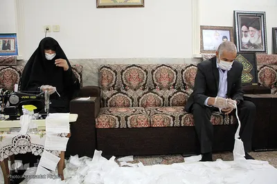 مادر شهید، مجاهد مبارزه با کرونا