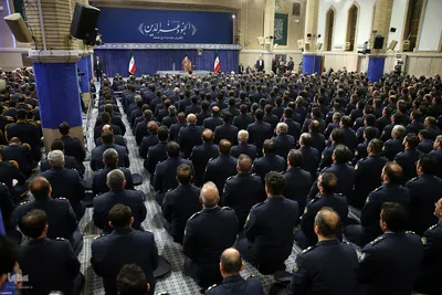 دیدار جمعی از فرماندهان نیروی هوایی با مقام معظم رهبری