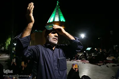 شب 23 ماه مبارک رمضان در گلزار شهدای قم