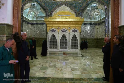 آیین بازگشایی ضریح حرم حضرت زینب خواهر امام رضا (ع)