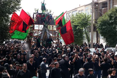 آیین نخل برداری هیئت حسینی نظرکرده یزد‎