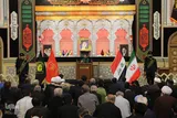بزرگداشت رهبر شهید از سوی عتبه حسینی در حرم بانوی کرامت