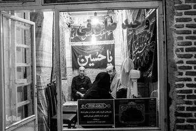 عزاداری ظهر عاشورا در بازار تبریز
