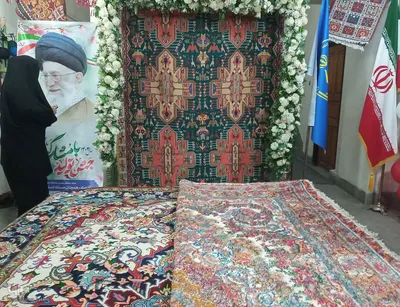 افتتاح نمایشگاه فرش مددجویان کمیته امداد در اهر