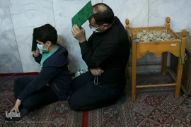 مراسم احیای شب بیست و سوم ماه مبارک رمضان، در بقعه متبرکه امامزاده سید جعفر(ع) و حمیده خاتون (س) باغ‌ فیض