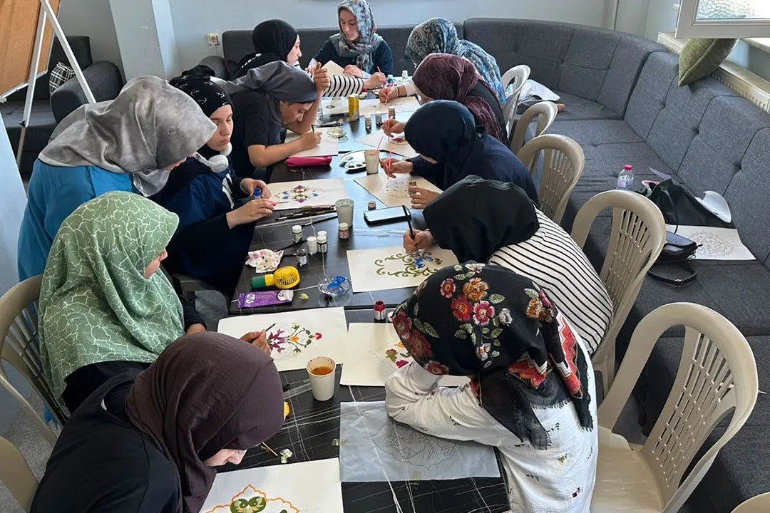 Geleneksel sanatlar Yaz Kur'an Kurslarında yaşatılıyor