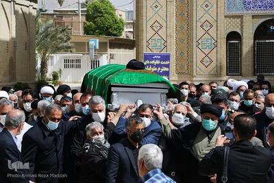 تشییع پیکر آیت‌ الله سید محمد فقیه در شیراز