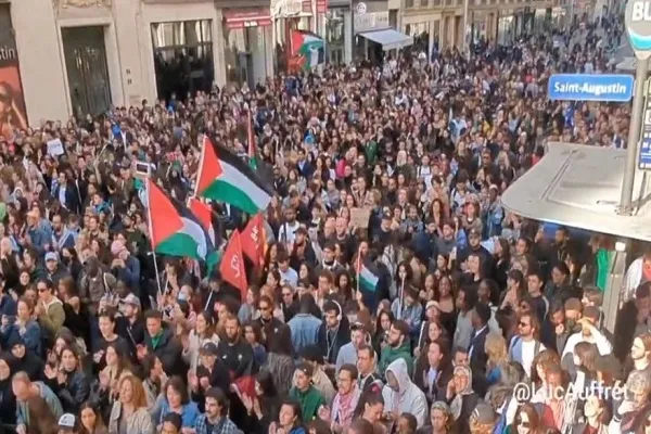 Immense foule à Paris contre le génocide à Gaza