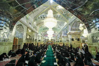 مراسم قرائت خطبه فدکیه در حرم شاهچراغ (ع)