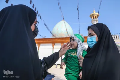 همایش شیرخوارگان حسینی در حرم مطهر شاهچراغ(ع)‎‎