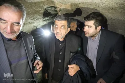 افتتاح دسکند تاریخی سامن با حضور وزير میراث فرهنگی، گردشگری و صنایع دستی‎‎