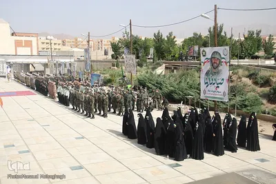 صبحگاه مشترک نیروهای مسلح استان سمنان با حضور امیر سرتیپ احمدرضا پوردستان، رئیس مرکز مطالعات راهبردی ارتش جمهوری اسلامی ایران