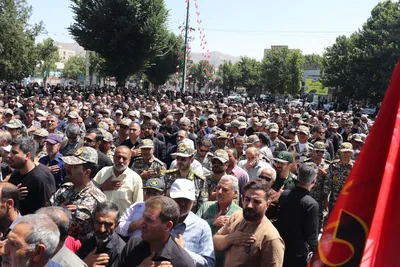 ملایر میزبان پیکر پاک دو شهید مدافع آسمان ایران‎