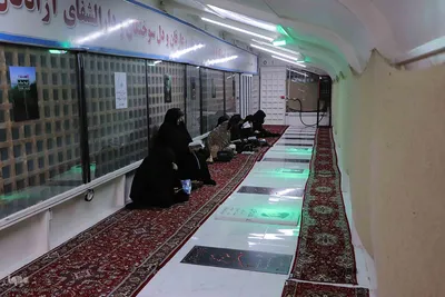 مراسم شب قدر در گلزار شهدای وادی رحمت تبریز