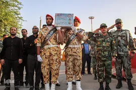 مراسم بدرقه شهید ۴ساله حادثه تروریستی اهواز