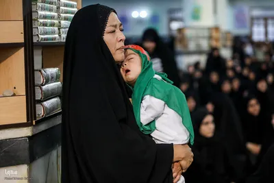 مراسم شیرخوارگان حسینی در حرم عبدالعظیم حسنی