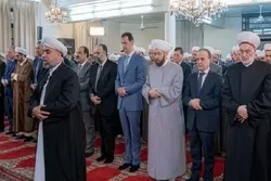 Dəməşqdə Qurban bayramı namazı Bəşşar Əsədin iştirakı ilə qılındı – Foto