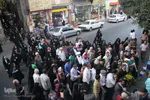 تعويض پرچم گنبد امامزاده علي بن جعفر(ع)