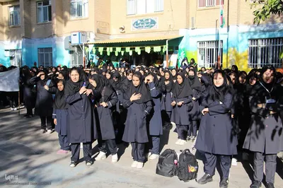 زنگ مهر رضوی در مدارس همدان‎
