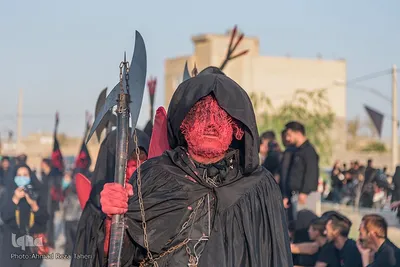 آئین نمادین ورود قافله امام حسین(ع) به دشت کربلا
