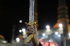 عزاداری سنتی «مشق شمشیر» نجفی‌های مقیم قم