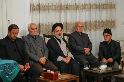 حضور امام جمعه تبریز در روضه خانگی