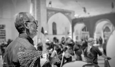 دسته‌های عزاداری تاسوعا در حریم حضرت سلطانعلی(ع)