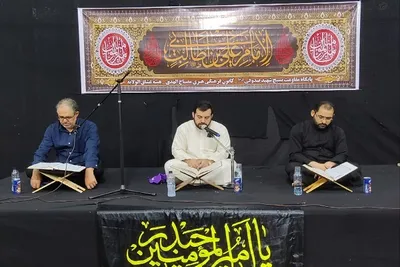 ترتیل خوانی قرآن کریم مسجد جامع الهدی حمیدیه 