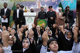 حضور خادمین آستان قدس رضوی در اهر