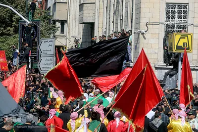 عاشورای حسینی در چهارراه گلوبندک