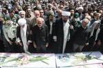 وداع باشکوه با شهدای مظلوم حمله رژیم صهیونیستی در همدان‎