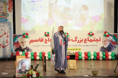 اجتماع دانش آموزی فرزندان حاج قاسم در تبریز‎