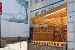 Eine Moschee in Stuttgart beschmiert