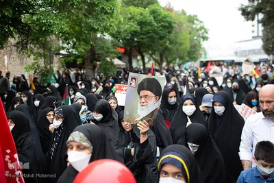 راهپیمایی روز قدس در قزوین‎‎