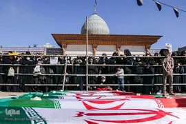 مراسم تشییع پیکر مطهر شهید مدافع حرم، سردار «داوود جعفری»