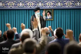 رهبر انقلاب اسلامی در دیدار دست‌اندرکاران برگزاری کنگره شهدای قم