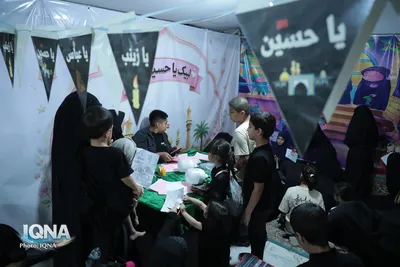 سوگ رضوی در حرم مطهر امامزاده علی بن جعفر(ع) قم