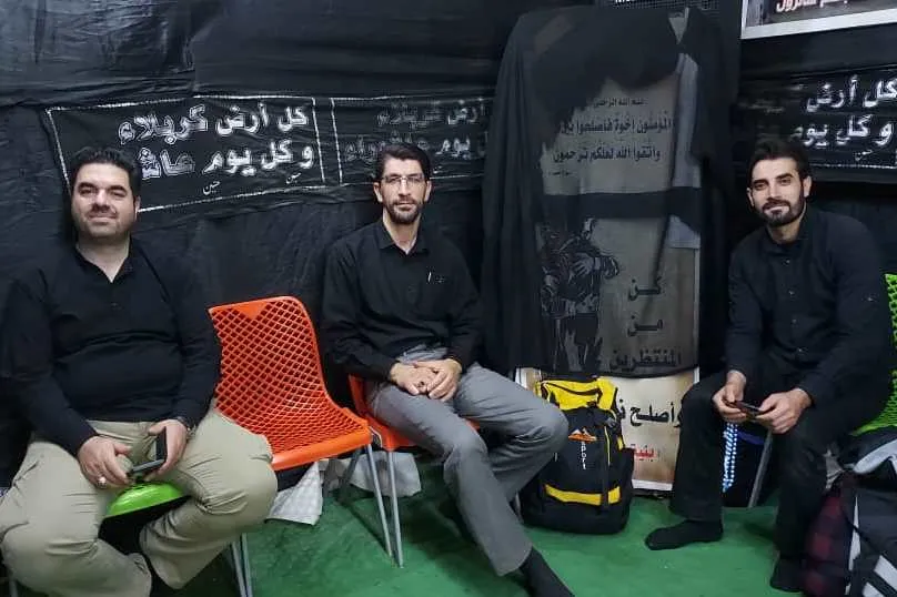 برپایی محافل قرآنی در مسیر پیاده‌روی نجف به کربلا + فیلم و عکس