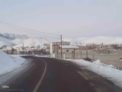 وضعیت راه های روستایی شهرستان اهر در روزهای سرد سال