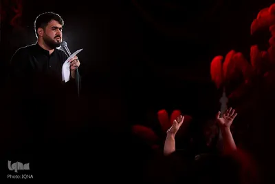 عزاداری شب عاشورای حسینی در هیئت بهشت العباس قم