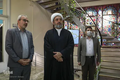 بازدید حجت‌الاسلام والمسلمین حاج ابوالقاسم دولابی از ایکنا 
