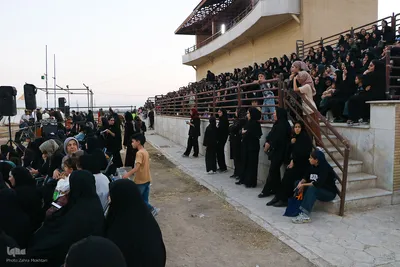مراسم آیینی خیمه‌سوزان در مبارکه