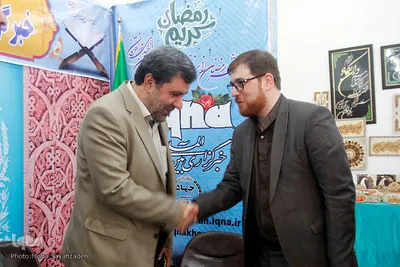 جمال عالمی نیسی معاون منابع انسانی استانداری خوزستان و سیدعلیرضا علوی رئیس سازمان جهاد دانشگاهی خوزستان 