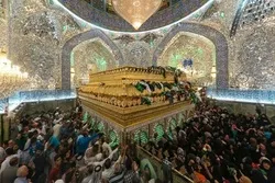 İmam Əlinin (ə) hərəmində Qədir-Xum bayramı- Foto