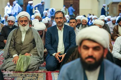 مراسم جشن ولادت امام هادی(ع) در حرم حضرت احمدبن موسی(ع)